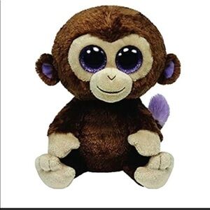 Ty Beanie Boo Coconut Monkey Plush Stuffed Animal 6” Gift New